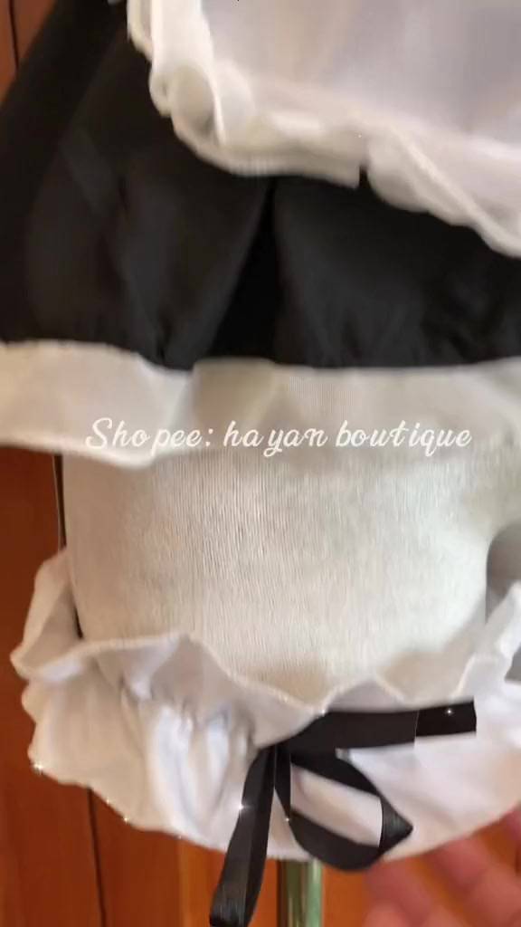 HT259 Đồ ngủ sexy cosplay hầu gái tặng CHÍP, Váy ngủ Cosplay sexy giúp việc gợi cảm HT259 | BigBuy360 - bigbuy360.vn