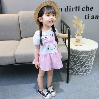 [Kho buôn] Váy thỏ hè điệu đà cho bé mặc hè