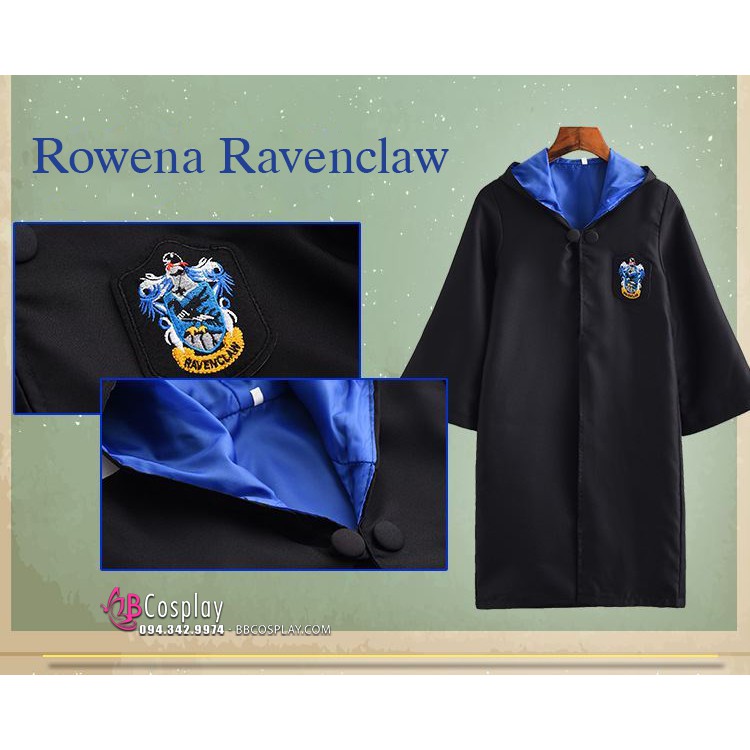 Trang Phục Harrypotter Salazar Slytherin - Godric Gryffindor - Rowena Ravenclaw - Helga Hufflepuff