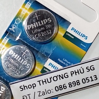 Pin Minicell Philips Lithium 2032, CR2032 - 3V  / Pin Cmos 2032 Philips chính hãng