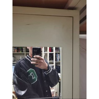 Áo Khoác Varsity Jacket G Tay Da
