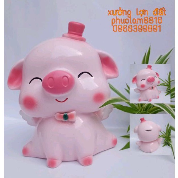 Heo đất Tài Lộc, Heo cánh thiên thần mang lại may mắn tài lộc cho gia chủ, lợn đất cute