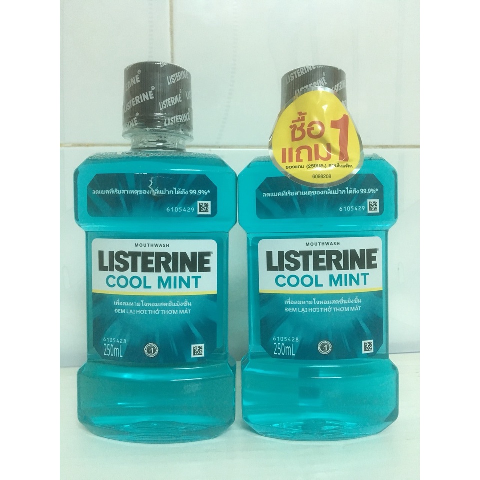 Combo 3 Chai Nước Súc Miệng Listerin Thái Lan 250ml