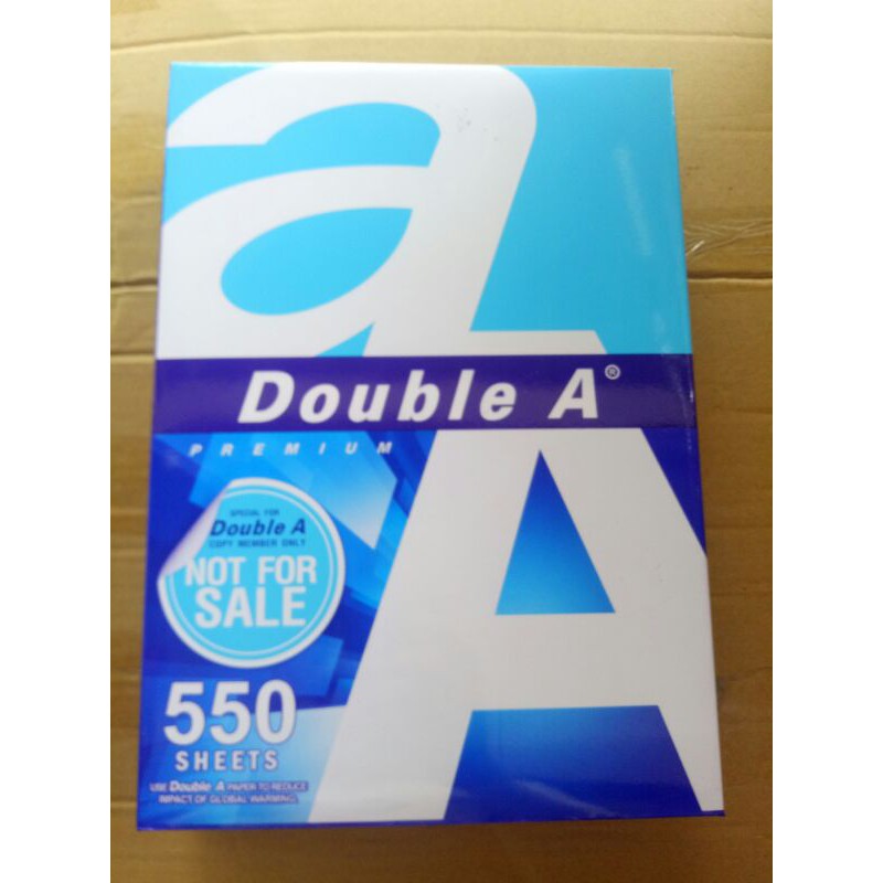 Giấy Double A 80gsm A4- 550 tờ