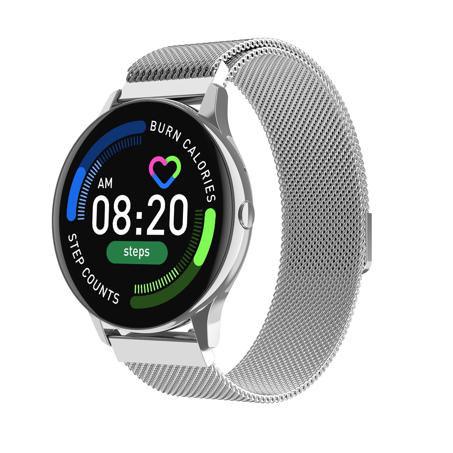 new pattern S8 Smart Watch Round Dial Full Touch Watch Waterproof Sport Watch Heart Rate Monitoring