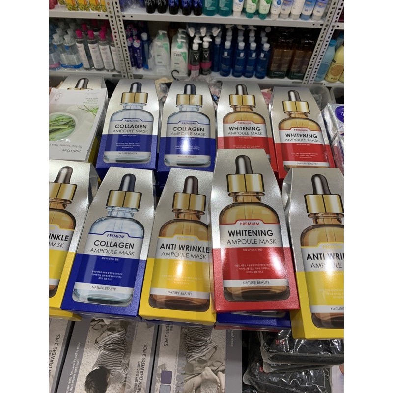 mặt nạ Premium Collagen Ampoule Mask mặt nạ tinh chất chống lão hóa  dưỡng sáng da se khít lỗ chân lông | BigBuy360 - bigbuy360.vn