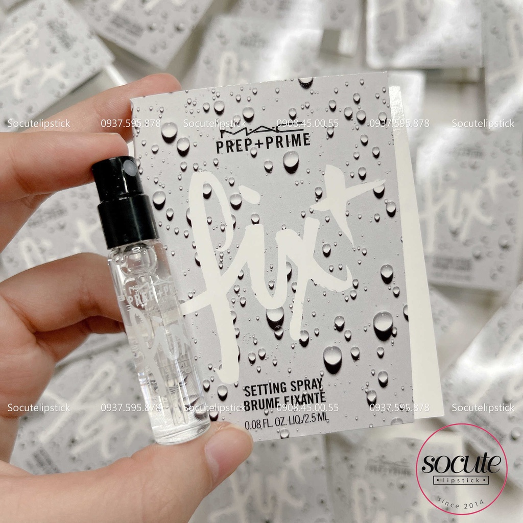 Xịt Khoáng MAC Prep + Prime Fix+ Cố định lớp trang điểm 2.5ml 5ml