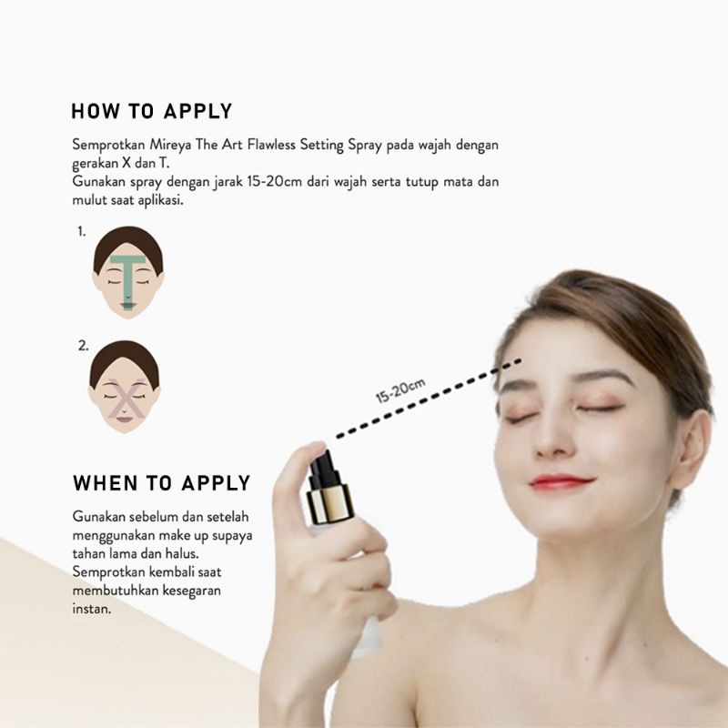 Chai xịt cố định lớp trang điểm nghệ thuật Mireya | BigBuy360 - bigbuy360.vn