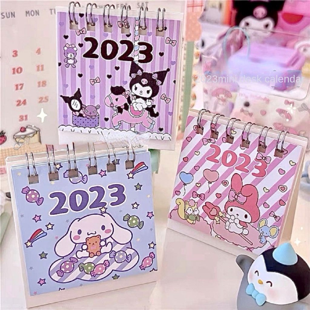 Lịch Để Bàn Năm 2023 Mini Hình Chú Chó Cinnamon Dễ Thương