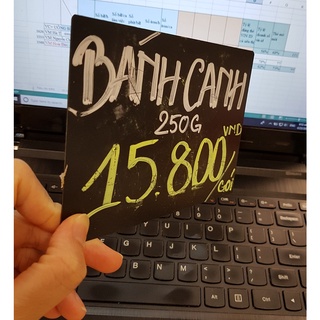 Bảng đen kích thước A4, A5, A6, nhựa đen, viết xóa được bằng bút lông chuyên dụng