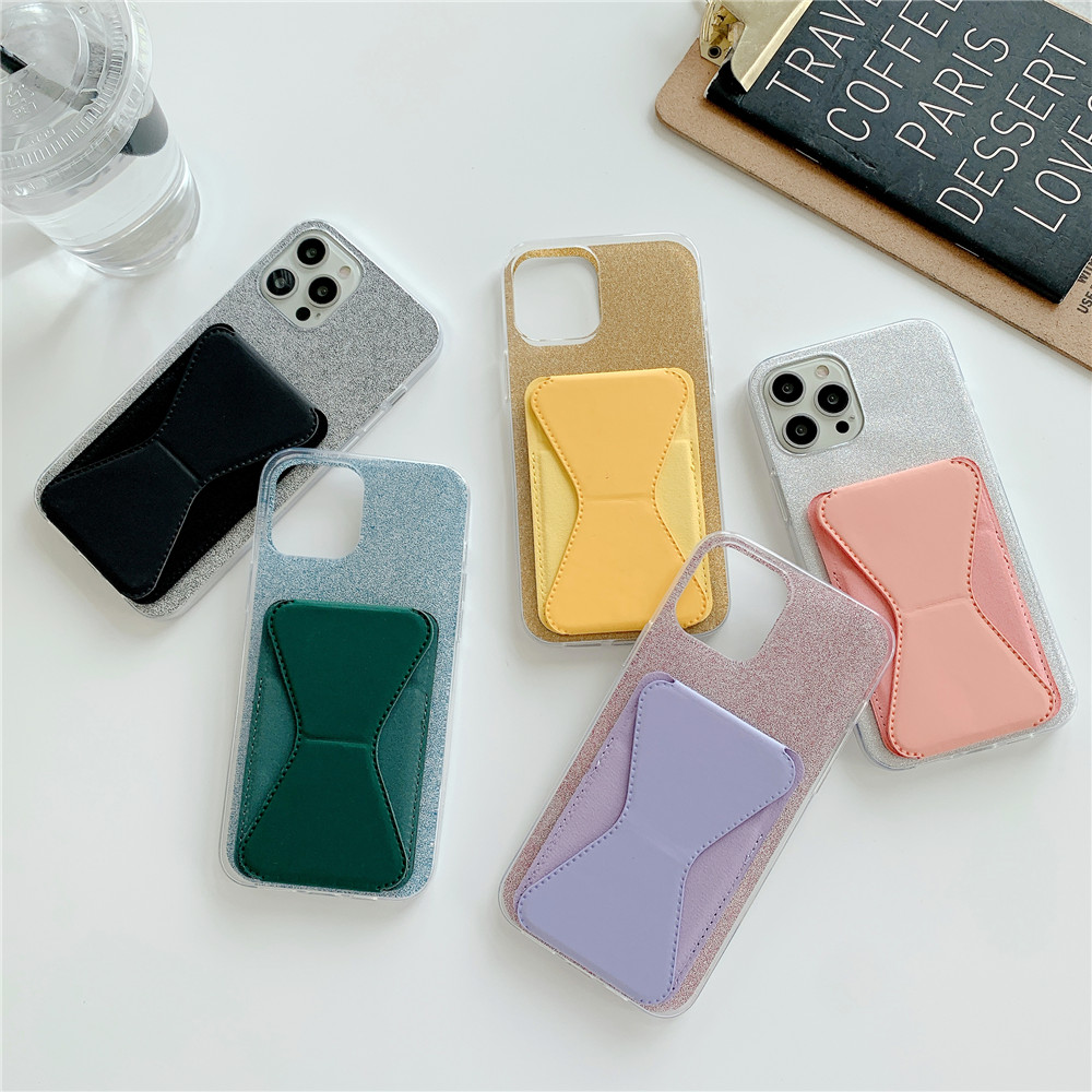 Casing Lenovo K8 Note K8 Plus P2 K6 Note K6 Plus K6 Power K5 + K4 K3 Note Shiny Purse Case Cover with Fold Holder