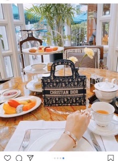 Túi dior thổ cẩm