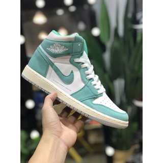 ⚡️𝐅𝐑𝐄𝐄 𝐒𝐇𝐈𝐏⚡️giày jodan xanh cao cổ full box và bill