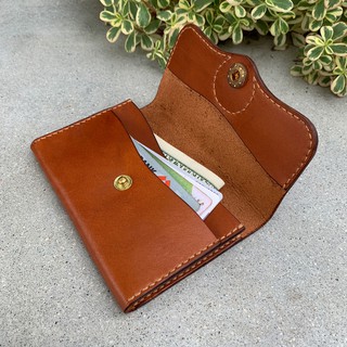 Ví da mini handmade thủ công - Da thật nhập khẩu