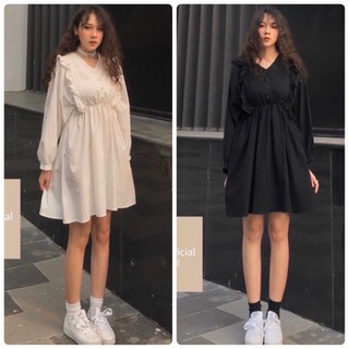 ĐẦM BABYDOLL VIỀN BÈO (KÈM HÌNH THẬT)