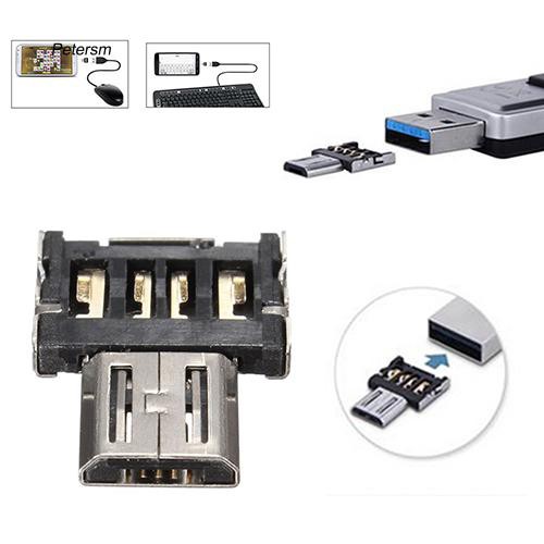 Đầu Chuyển Đổi Micro Usb Sang Usb Otg Cho Điện Thoại Android / Máy Tính Bảng