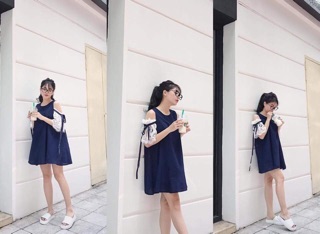 (DEAL HOT) Đầm suông tay ren