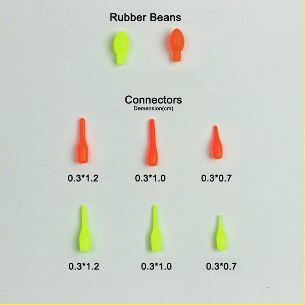 Set 50 phao/ đầu nối câu cá phát sáng