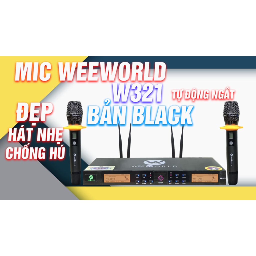 Mic không dây cao cấp Weeworld  W-321