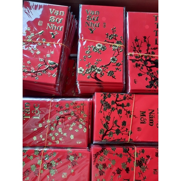 30 Lì xì Nhung dập nổi hàng đẹp