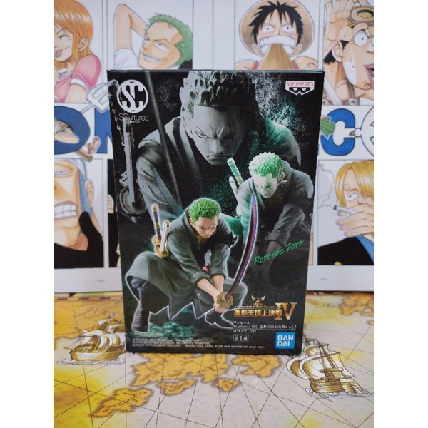 [MÔ HÌNH CHÍNH HÃNG][ONE PIECE][ẢNH THẬT] - Roronoa Zoro SCultures ( 3 Ver. )