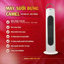 Quạt sưởi gốm cao cấp CAMEL - an toàn với trẻ nhỏ, tiết kiệm điện, bảo hành 12 tháng