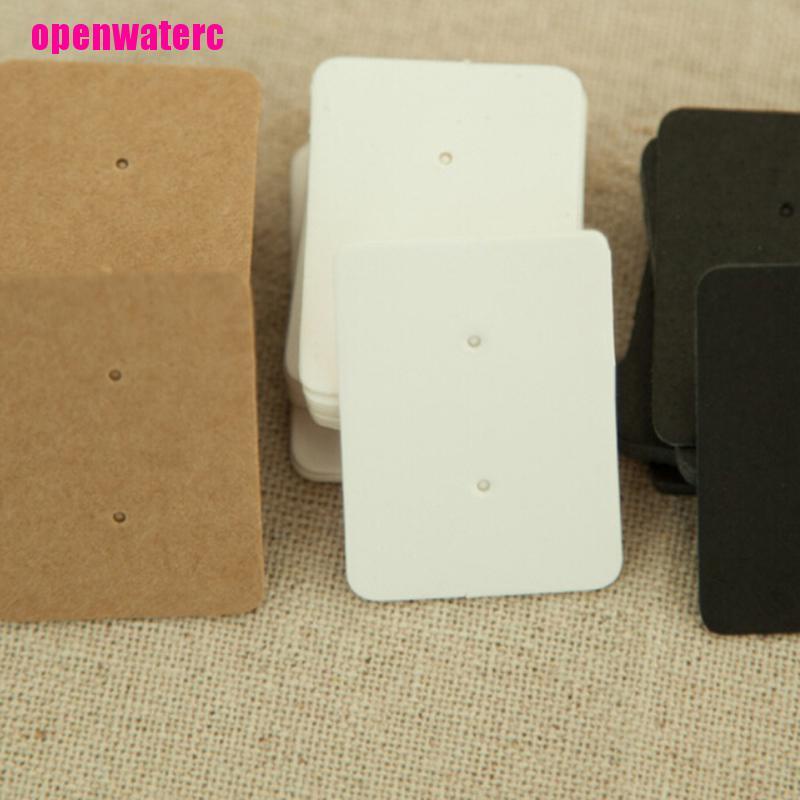 Bộ 50 Giá Đỡ Trưng Bày Bông Tai Dạng Treo Bằng Giấy Kraft