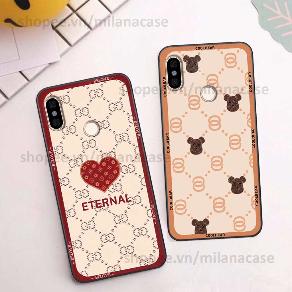 Ốp Xiaomi Redmi Note 5 / Note 6 hình trái tim be love tình yêu siêu đẹp, cá tính, thời trang