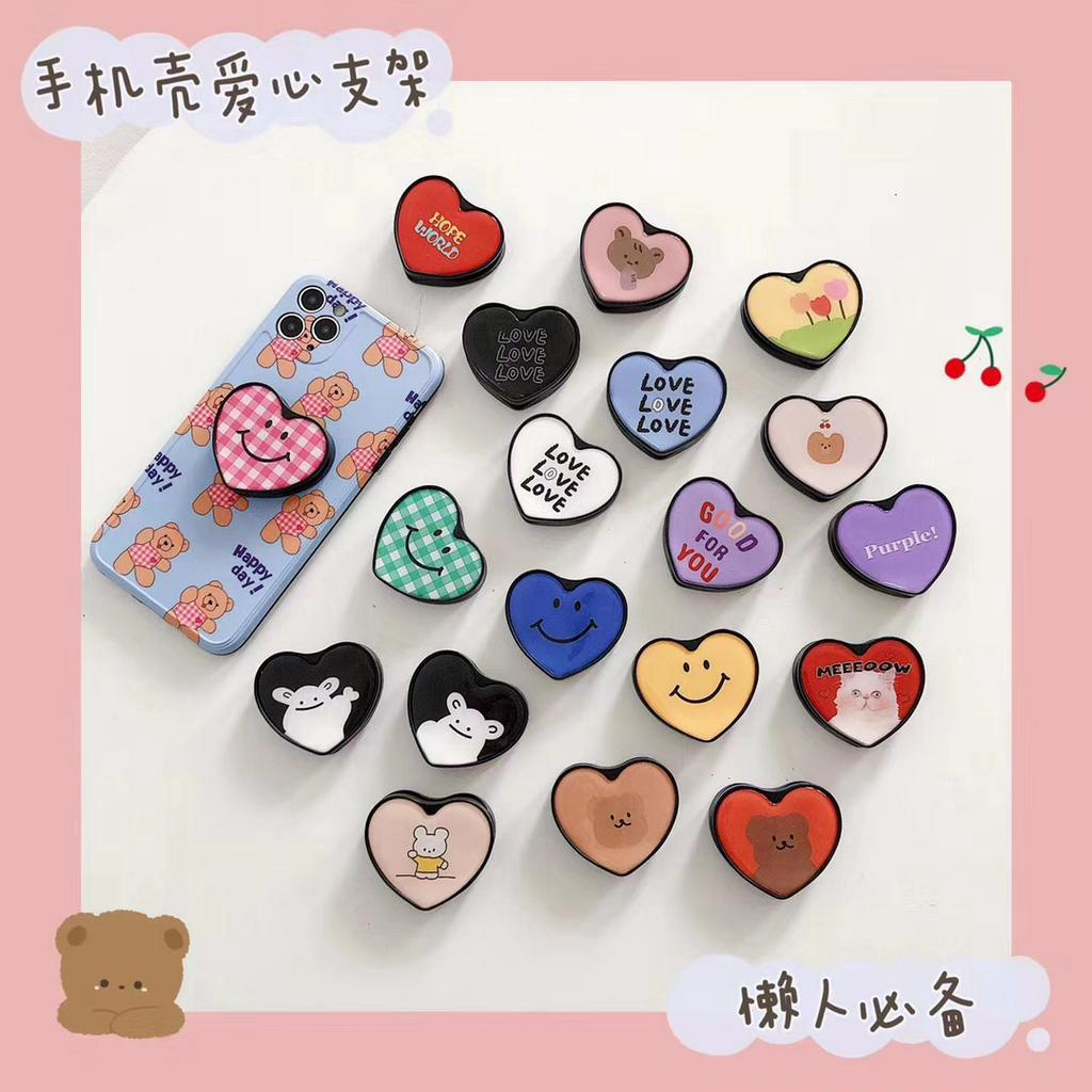 Giá đỡ điện thoại in họa tiết chữ độc đáo dễ thương