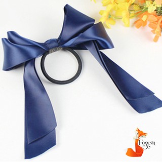 Dây cột tóc Nơ dài Handmade cao cấp phong cách Hàn Quốc Foxy