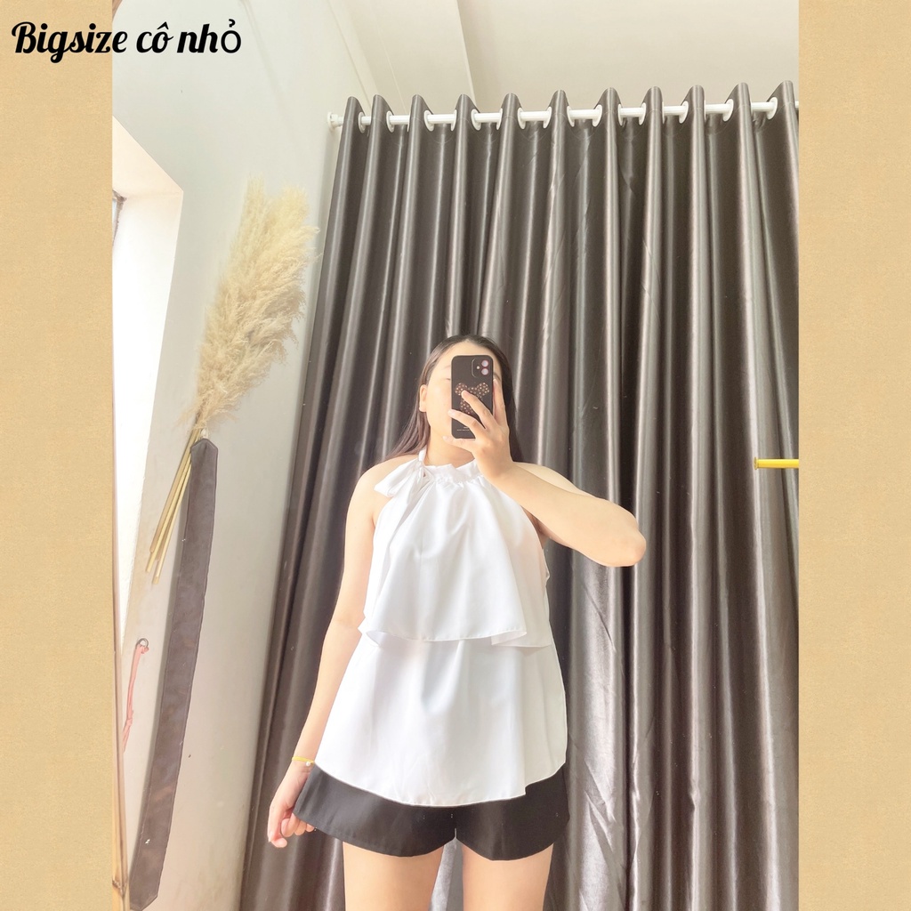 Áo Sơ Mi Nữ Bigsize, Tầng Dễ Thương Mặc Đi Biển,Đi Chill Cực Xinh  AT12
