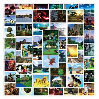 Bộ Miếng Dán Minecraft [52 Miếng Dán]