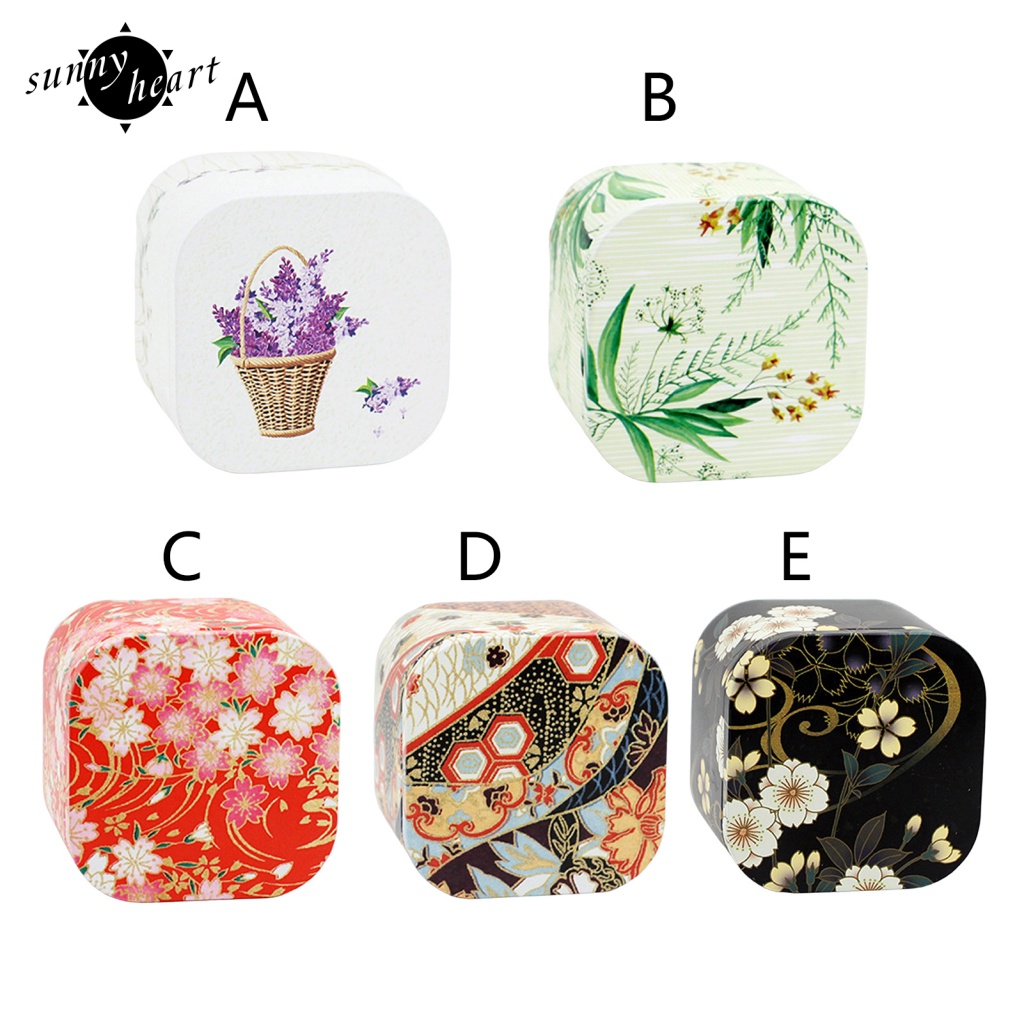 Sunnyheart Hộp Thiếc Mini Đựng Kẹo Nhiều Màu Xinh Xắn