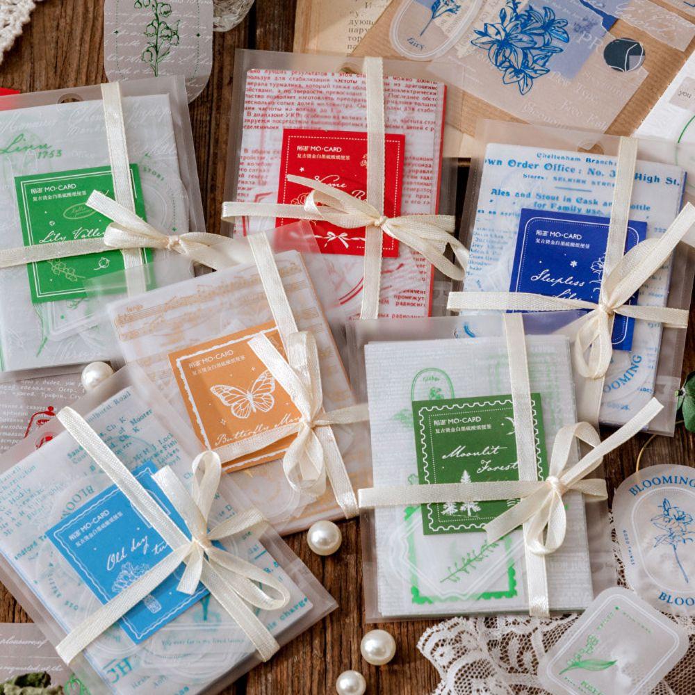 Bookmark Trong Mờ Hình Bướm / Hoa / Chữ Tiếng Anh Sáng Tạo Cho Học Sinh