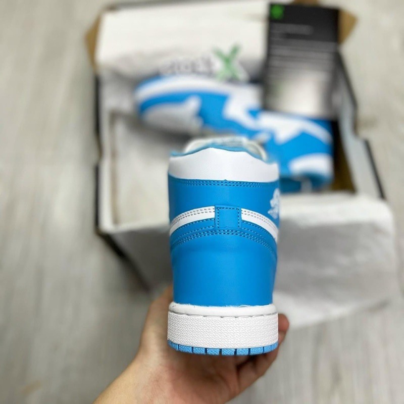 (FREESHIP+QUÀ TẶNG) Giày thể thao AIR JORDAN 1 Retro High UNC xanh trắng cổ cao cực đẹp | BigBuy360 - bigbuy360.vn