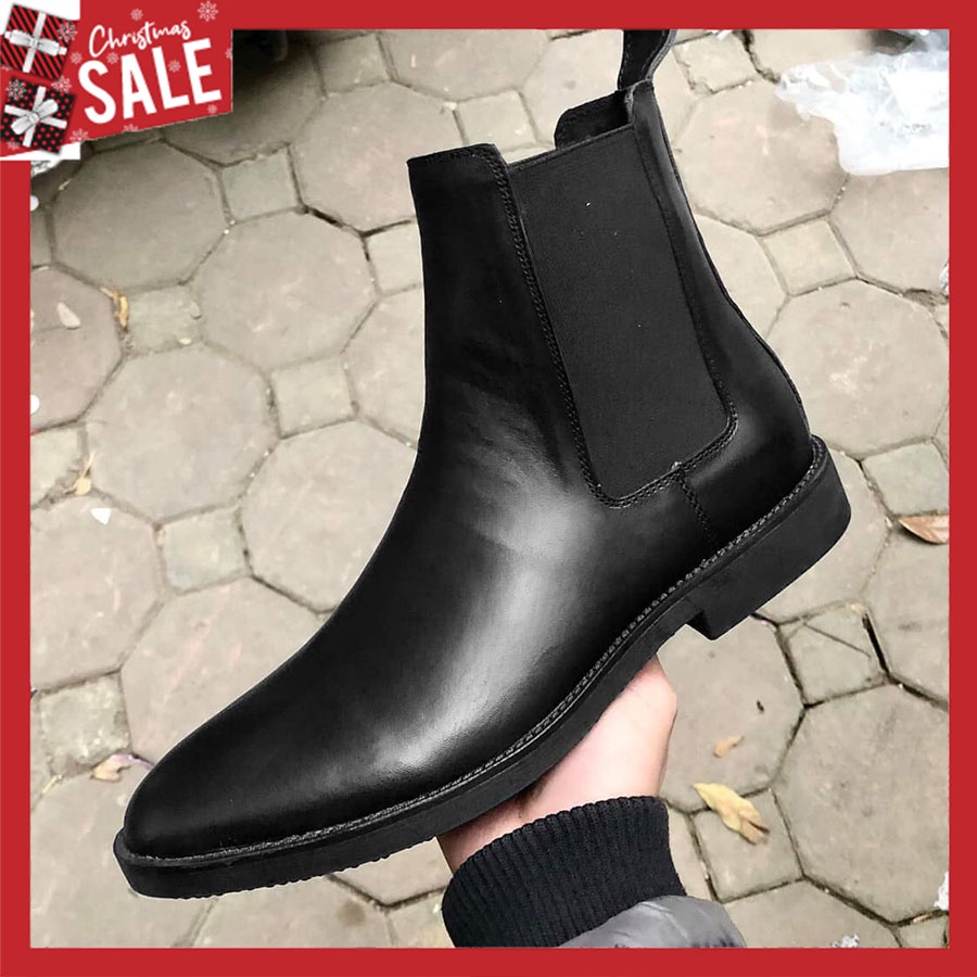 [ Bán lỗ xin 5⭐] Chelsea Boots Da Bò Đế Crepe