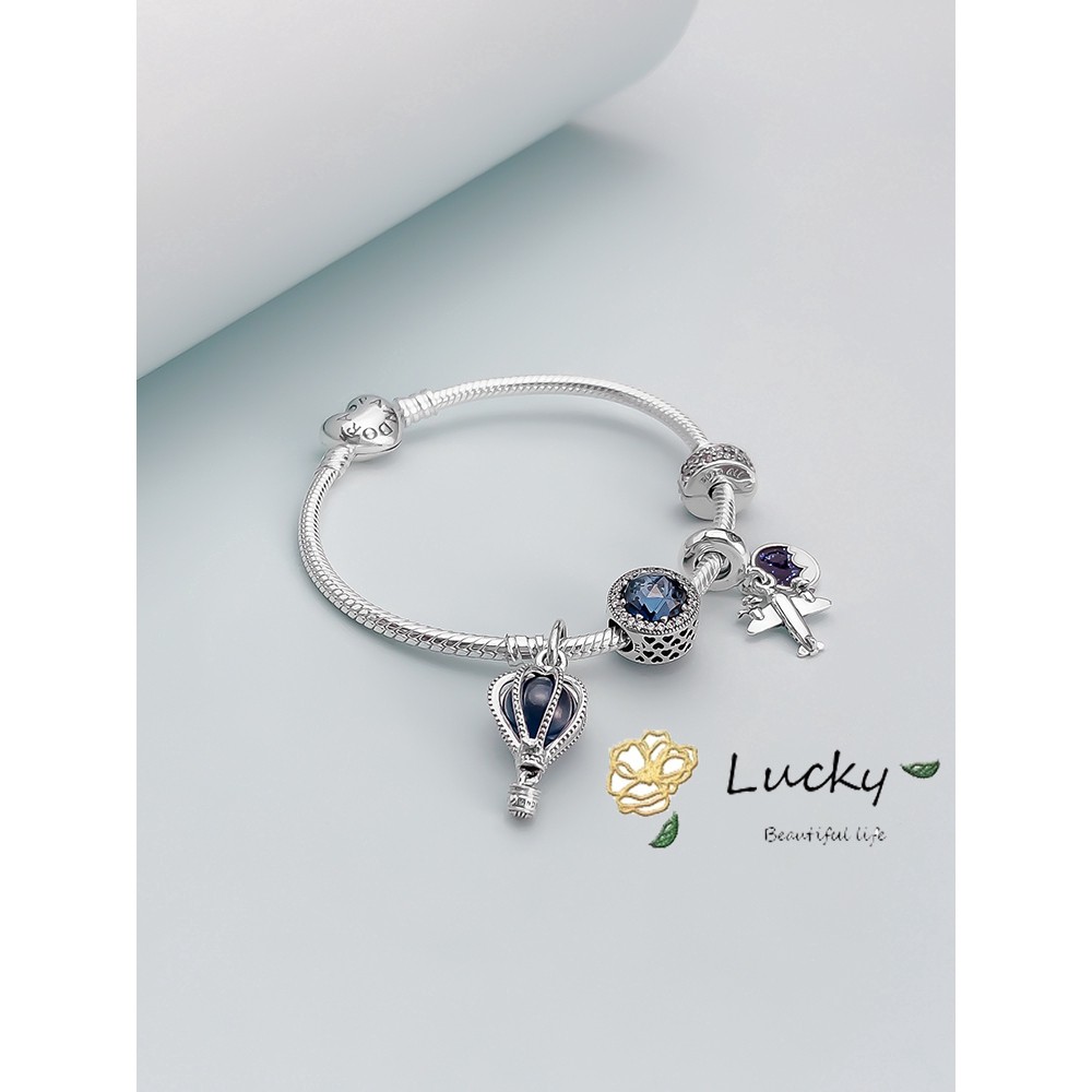 PANDORA CHARMS PANDORA Vòng Tay Nữ Xâu Hạt Charm Hình Đám Mây Zt0393