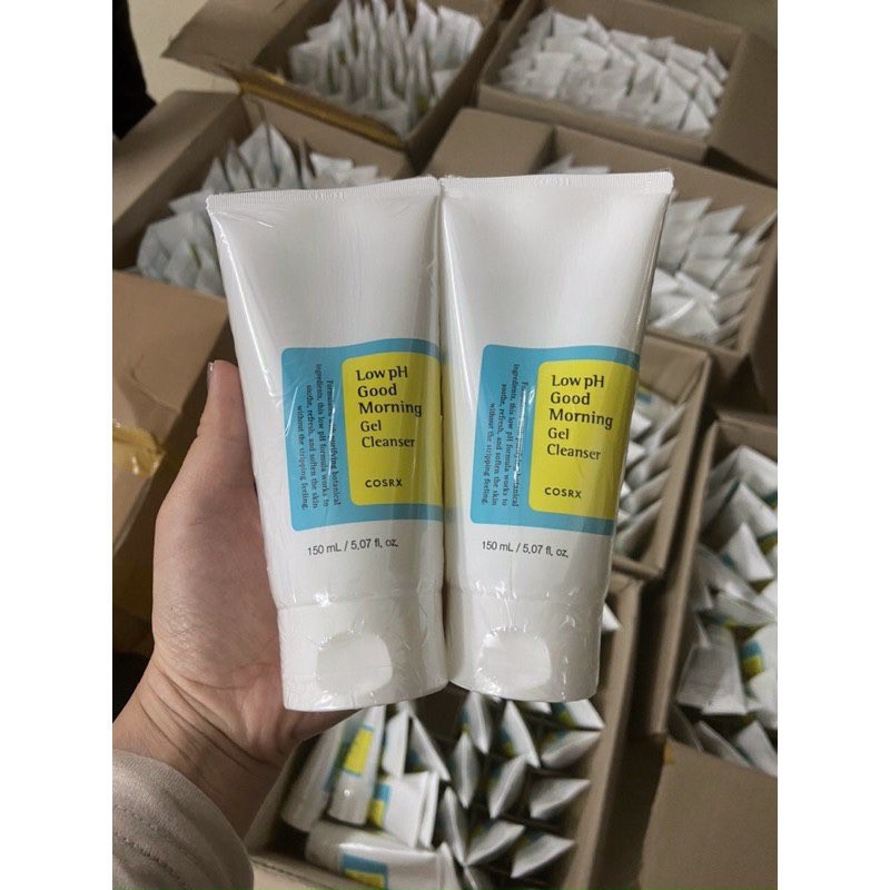 Sữa rửa mặt Cosrx 150ml,sữa rửa mặt dạng gel độ PH thấp Cosrx Low PH Good Morning Gel Cleanser 150ml-Donna.cosmeti