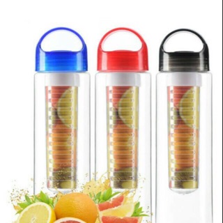 Bình Nước Detox 700ml Ngăn Lọc Làm Nước Trái Cây