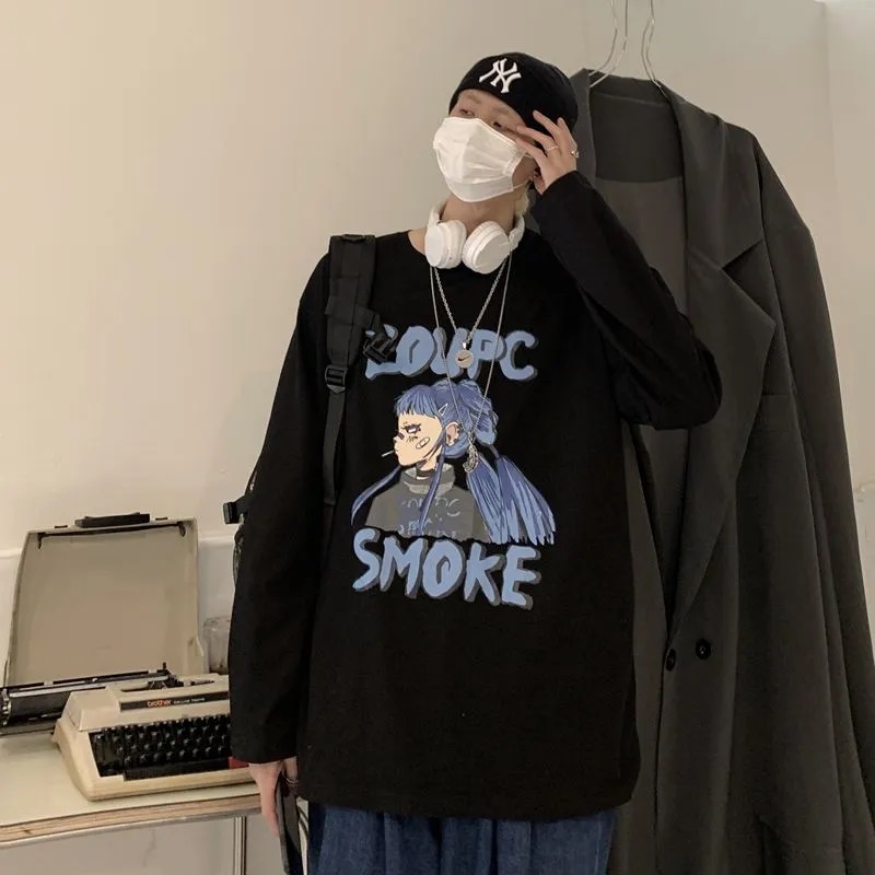 Áo thun tay dài Zoupc , Áo sweater ulzzang Tiger.86 LS61