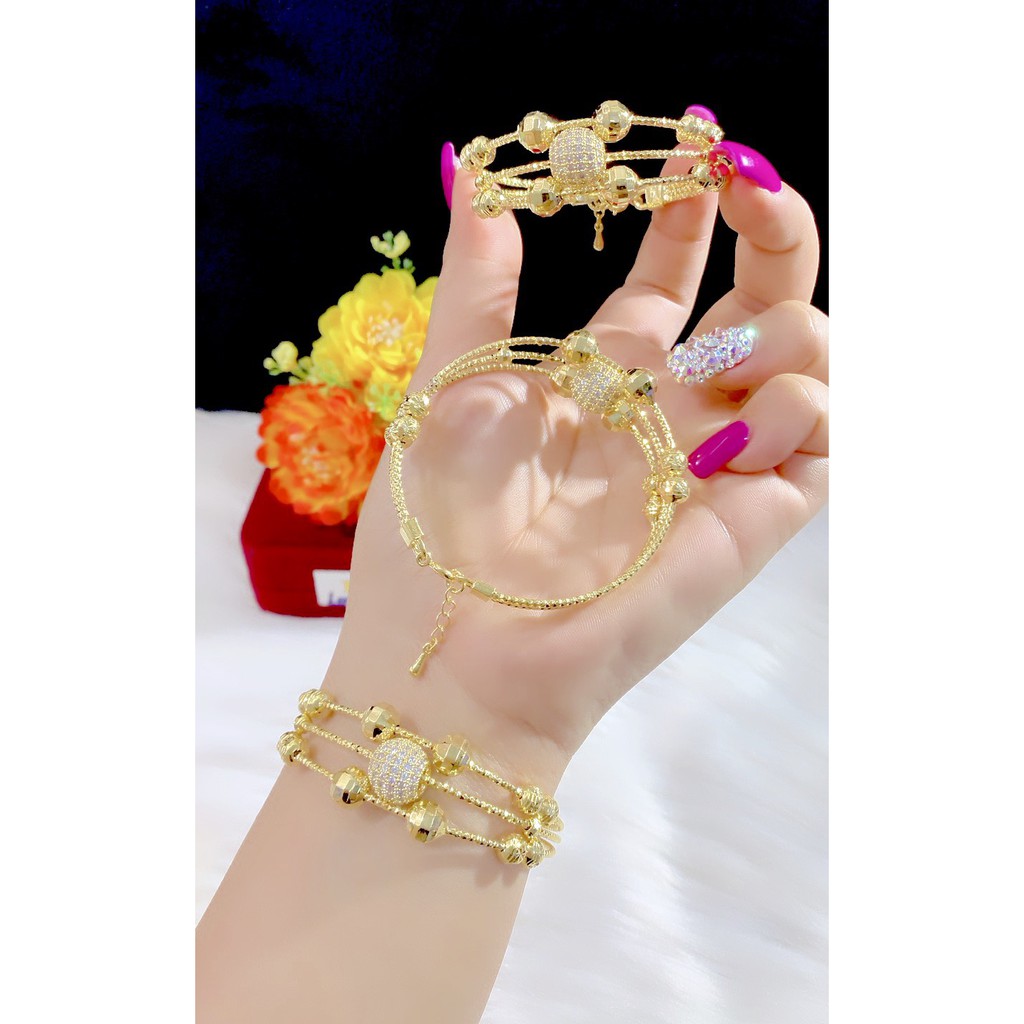 Vòng tay nữ mạ 18k cao cấp P047