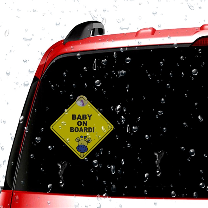 Miếng Dán Decal &quot;baby On Board&quot; Cho Xe Hơi