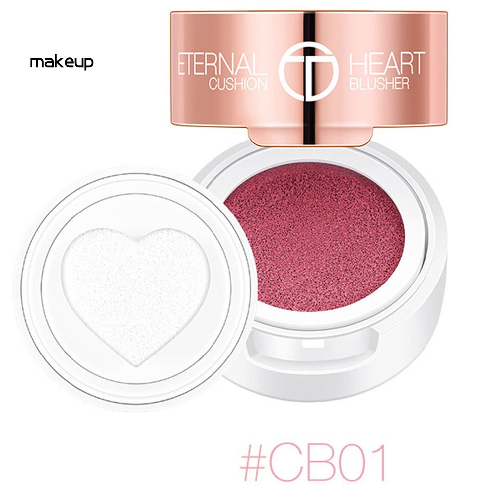 (hàng Mới Về) Phấn Má Hồng Otwoo 4 Màu Kim Tuyến Trái Tim Lâu Trôi