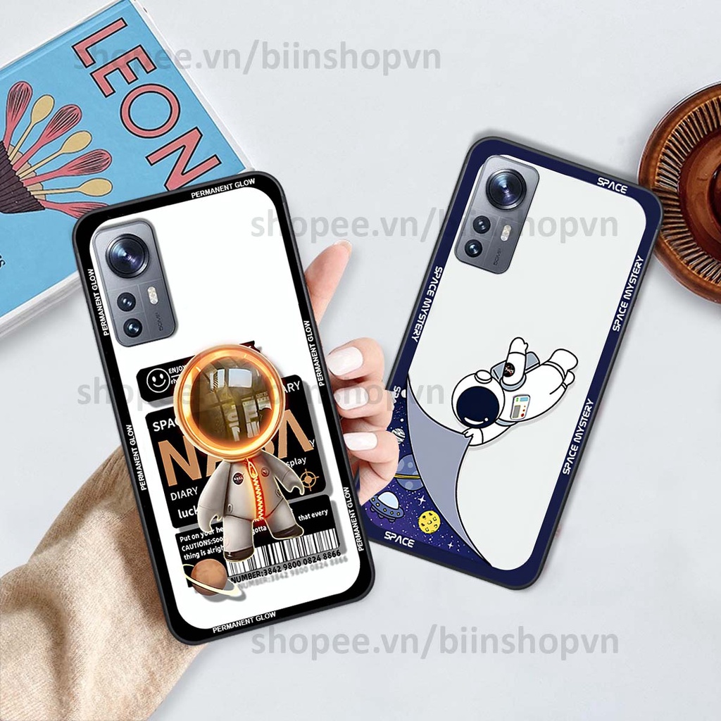 Ốp Xiaomi 12 / Xiaomi 12 Pro phi hành gia vũ trụ space.x siêu đẹp, thời trang