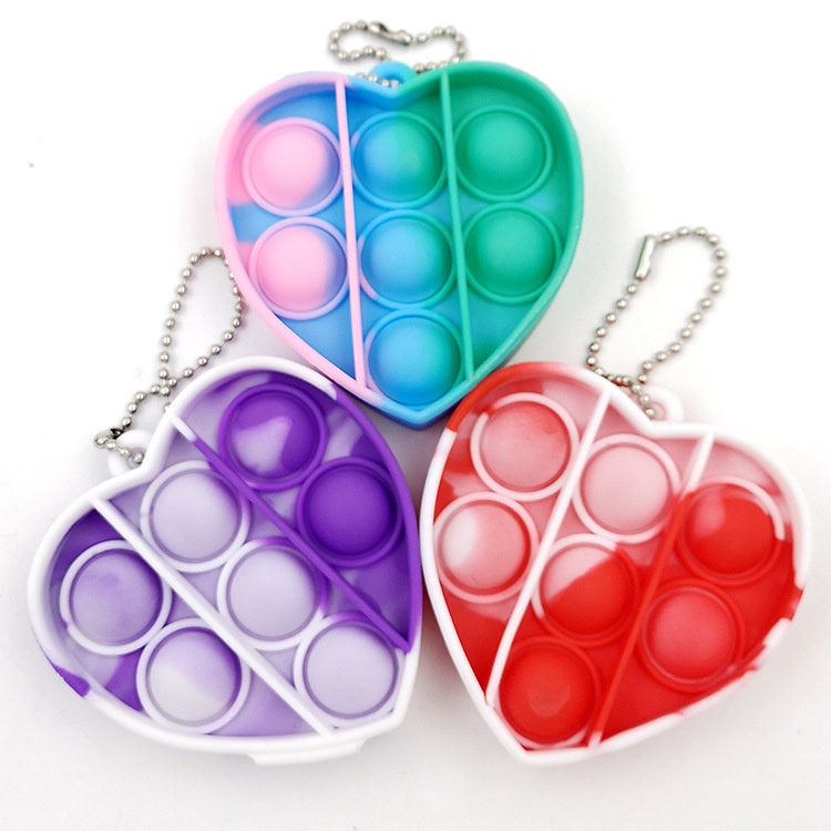 Móc Khóa Có Bong Bóng Đồ Chơi Giảm Căng Thẳng