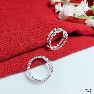 Nhẫn kim tiền trơn bạc ta