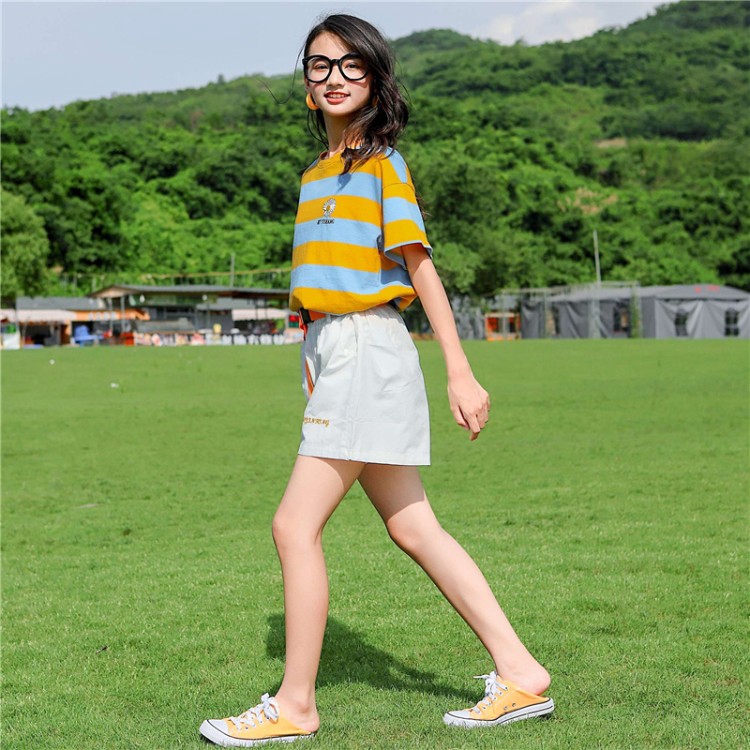 Set Áo Thun Ngắn Tay + Quần Dài Thời Trang Dành Cho Nữ | BigBuy360 - bigbuy360.vn