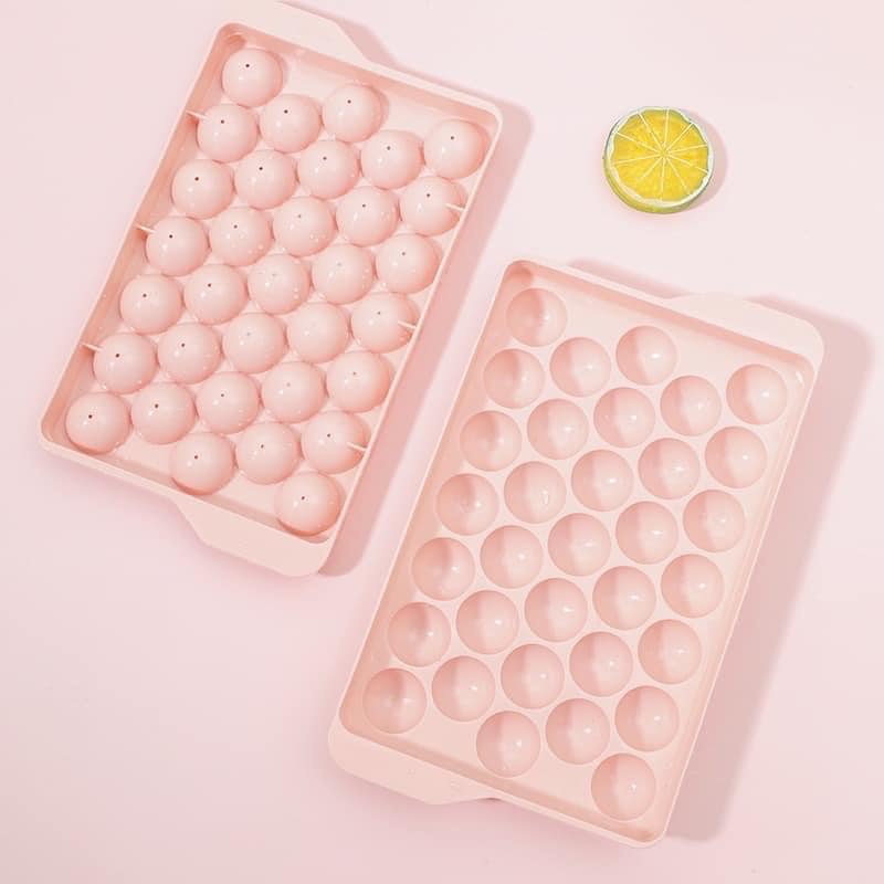 Khay đá tròn viên