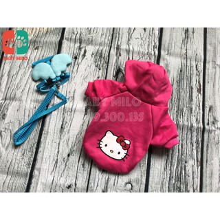 Bộ áo hello kitty hồng cho cún
