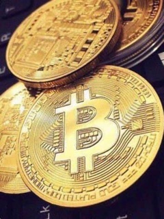 💰Đồng xu Bitcoin mạ VÀNG 24K